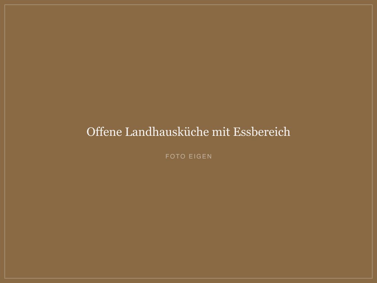 Offene Landhausküche