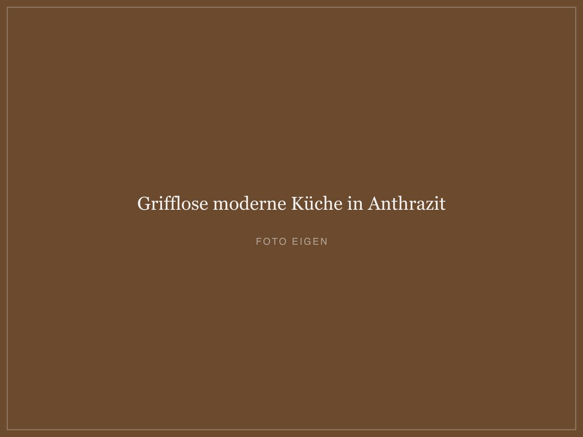 Grifflose Küche