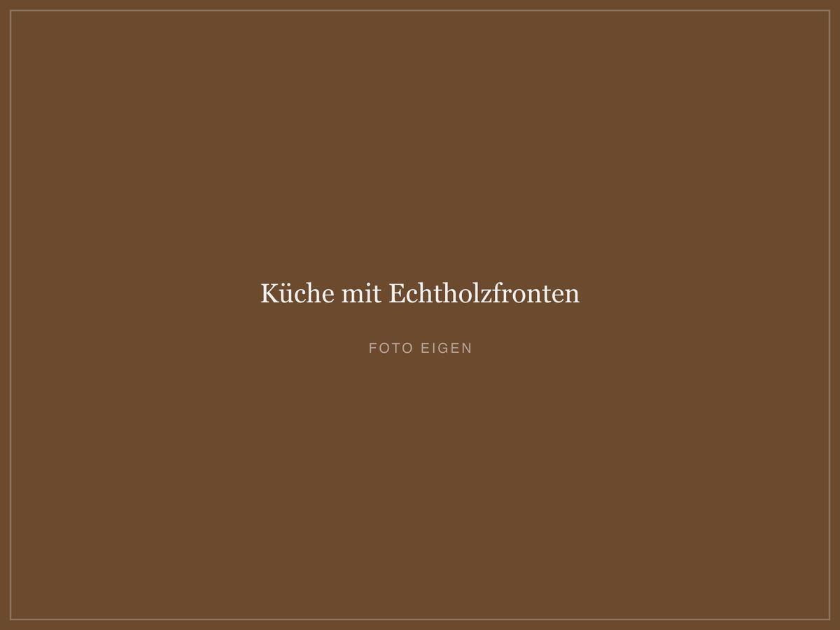 Echtholzküche